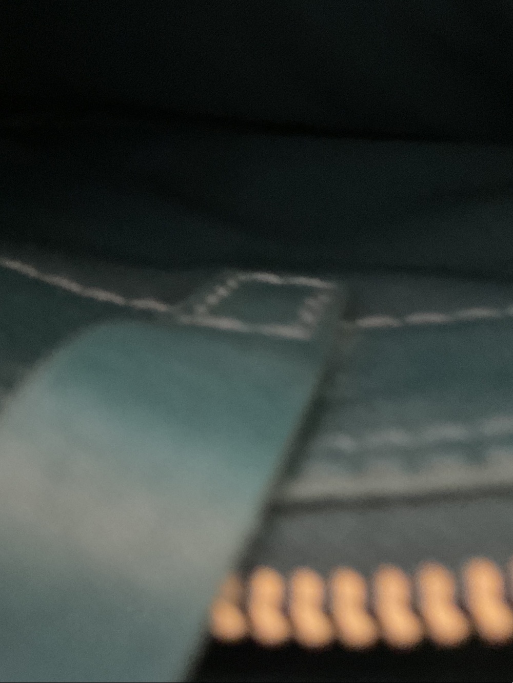 G025. Fossil Teal Leather Top-Handle Crossbody Bag - Picture 6 of 7
